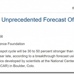 Science : Unprecedented Breakthrough Forecast | The Deplorable Climate Science Blog