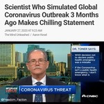 Exposing Lies & Sharing Truth on Instagram: “Thoughts?  A senior scientist who participated in a simulation of the global impact of a #coronavirus outbreak has stated that “the cat is…”